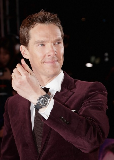 Benedict Cumberbatch With UK Jaeger-LeCoultre Polaris Replica Watches Attending Seoul Film Premiere