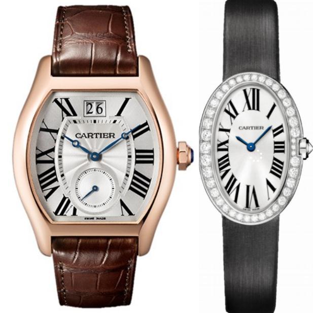 Prominent Replica Cartier Tortue And Baignoire Watches UK For Sale