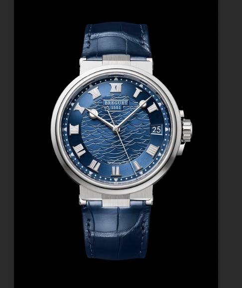 Go To Sea With Blue Replica Breguet Marine 5517BB Watches UK