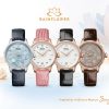 The mother-of-pearl dials replica watches are designed for females.