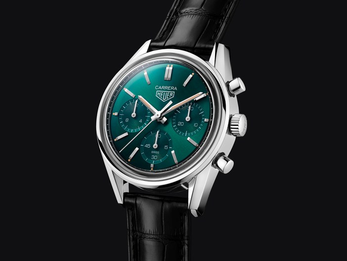 Cheap UK Fake TAG Heuer Carrera Green Special Edition For Sale