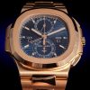 Review: The UK New Luxury Replica Patek Philippe Nautilus Travel Time Chronograph Ref. 5990/1R