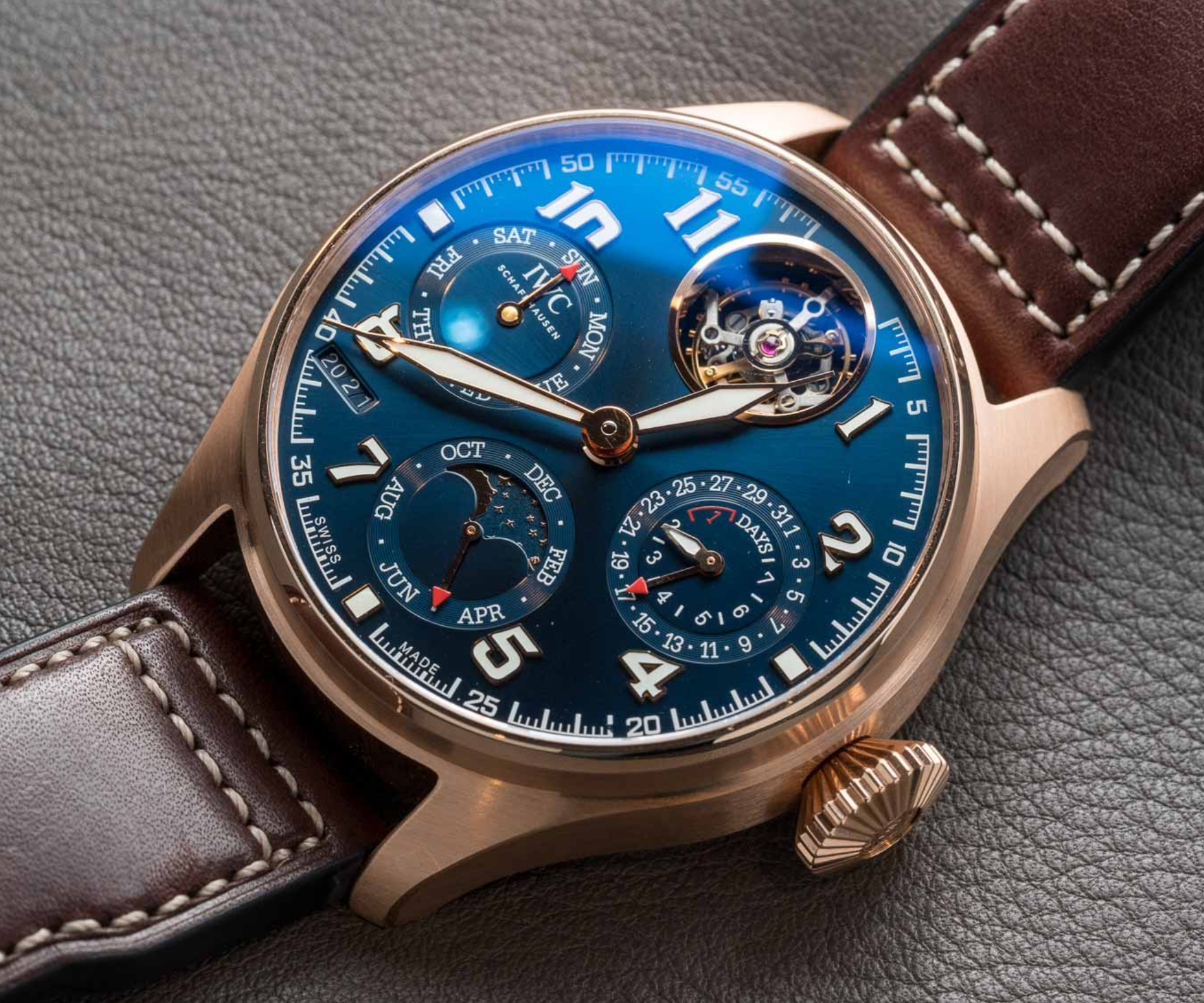 UK Best Replica IWC Watches Of 2021 — Big Pilot’s Watch Perpetual Calendar Tourbillon Edition “Le Petit Prince”