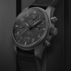 UK Swiss made replica IWC is Back in Black with the Chronograph 41 Top Gun Ceratanium