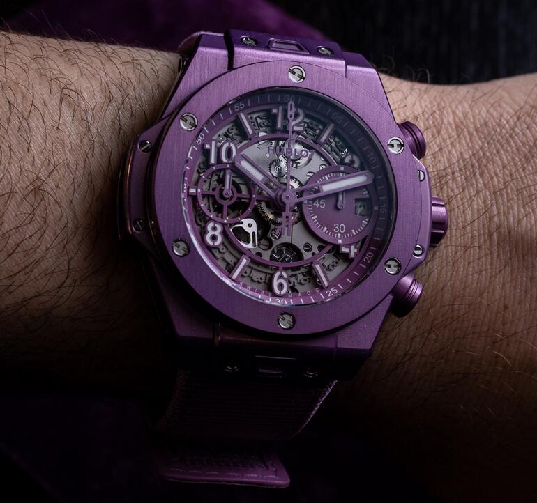 Hands-On: Cheap UK Replica Hublot Big Bang UNICO Summer Purple Watches 42MM In Aluminum